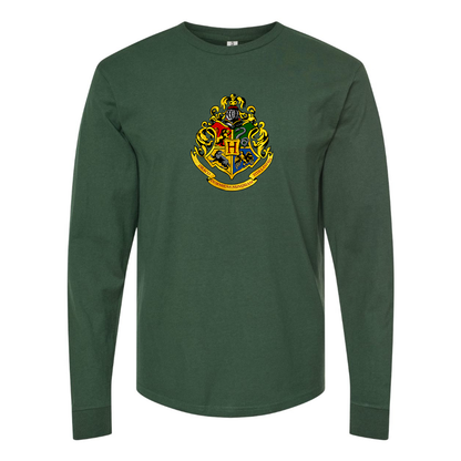 Men's Hogwarts Emblem Harry Potter Movie Long Sleeve T-Shirt