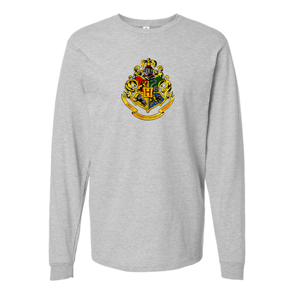 Youth Kids Hogwarts Emblem Harry Potter Movie Long Sleeve T-Shirt