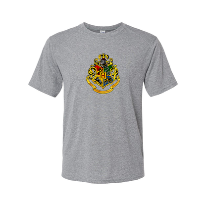 Men's Hogwarts Emblem Harry Potter Movie Performance T-Shirt