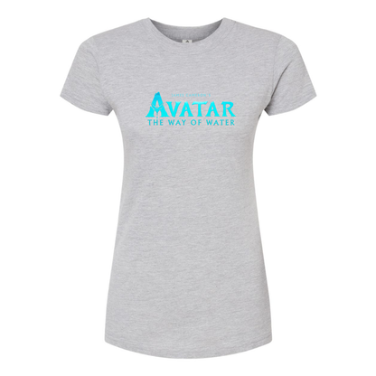 Women's James Cameron Avatar Movie The Way of Water Round Neck T-Shirt