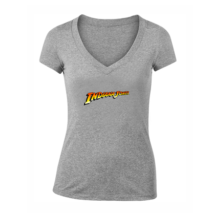 Women's Indiana Jones Movie V-Neck T-Shirt