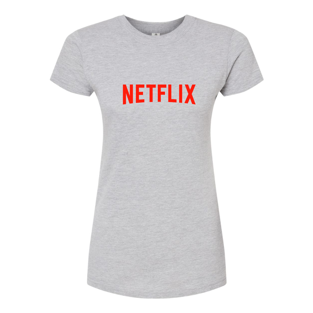 Women's Netflix Movie Show Round Neck T-Shirt