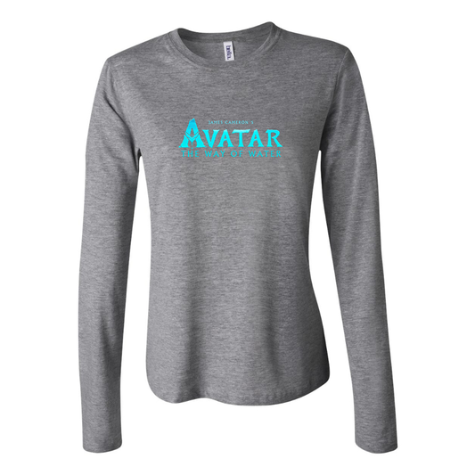 Women's James Cameron Avatar Movie The Way of Water Long Sleeve T-Shirt