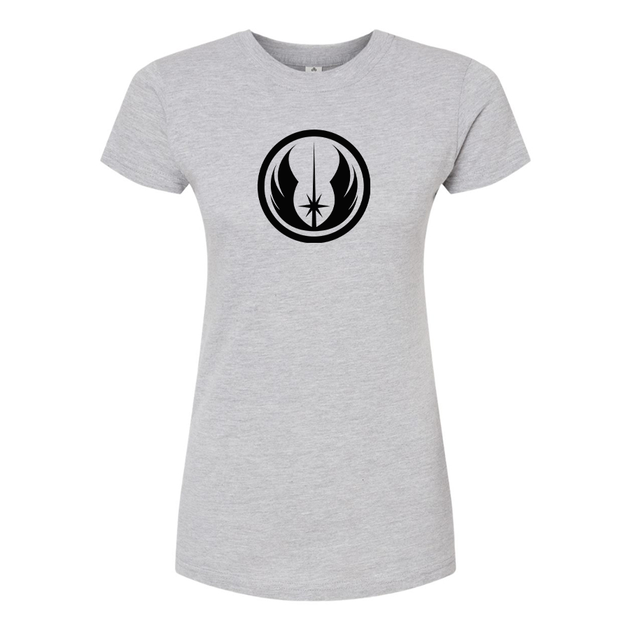 Women's Jedi Star Wars Movie Round Neck T-Shirt