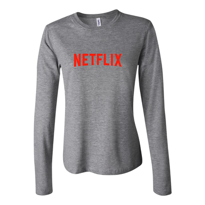 Women's Netflix Movie Show Long Sleeve T-Shirt