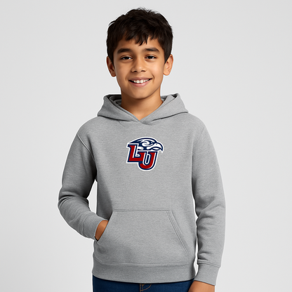 Youth Liberty Flames Logo Pullover Hoodie