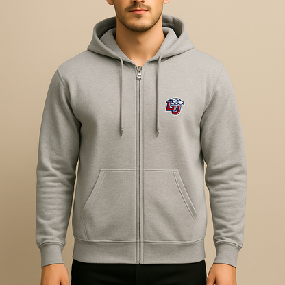 Men's Liberty Flames Logo Zipper Hoodie