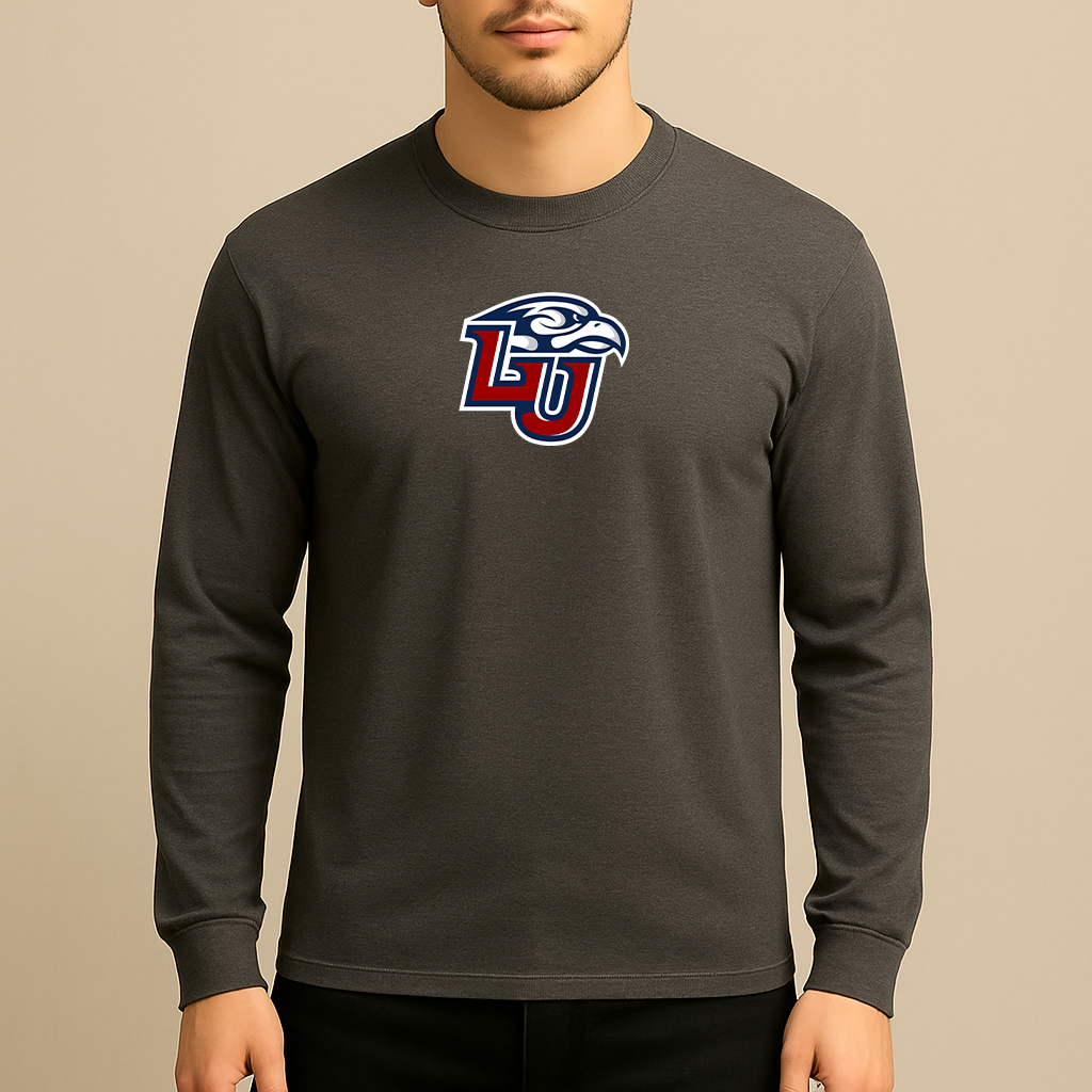 Men's Liberty Flames Logo Long Sleeve T-Shirt