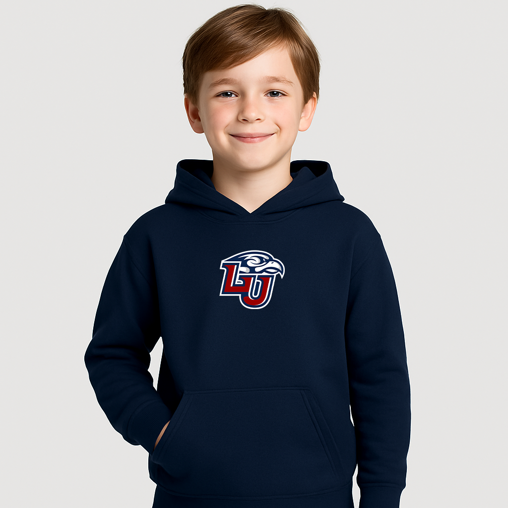Youth Liberty Flames Logo Pullover Hoodie