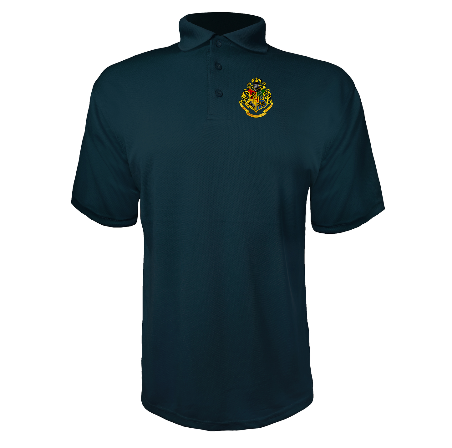 Men's Hogwarts Emblem Harry Potter Movie Polyester Polo