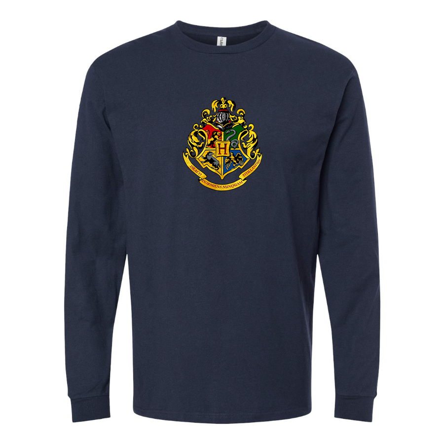 Men's Hogwarts Emblem Harry Potter Movie Long Sleeve T-Shirt