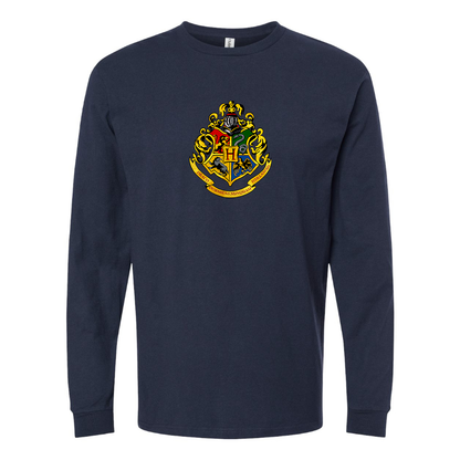 Men's Hogwarts Emblem Harry Potter Movie Long Sleeve T-Shirt