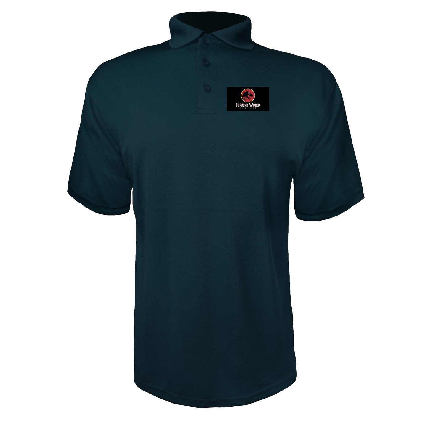 Men's Jurassic World Dominion Movie Polyester Polo