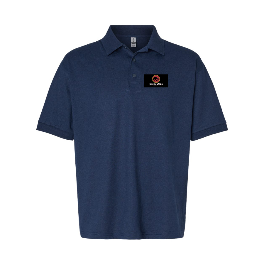 Men's Jurassic World Dominion Movie Dry Blend Polo