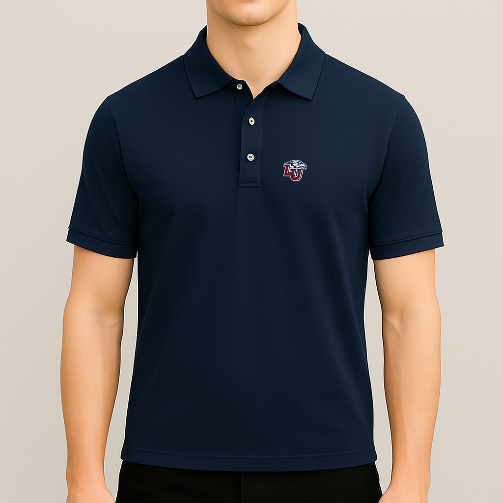 Men's Liberty Flames Logo Dry Blend Polo
