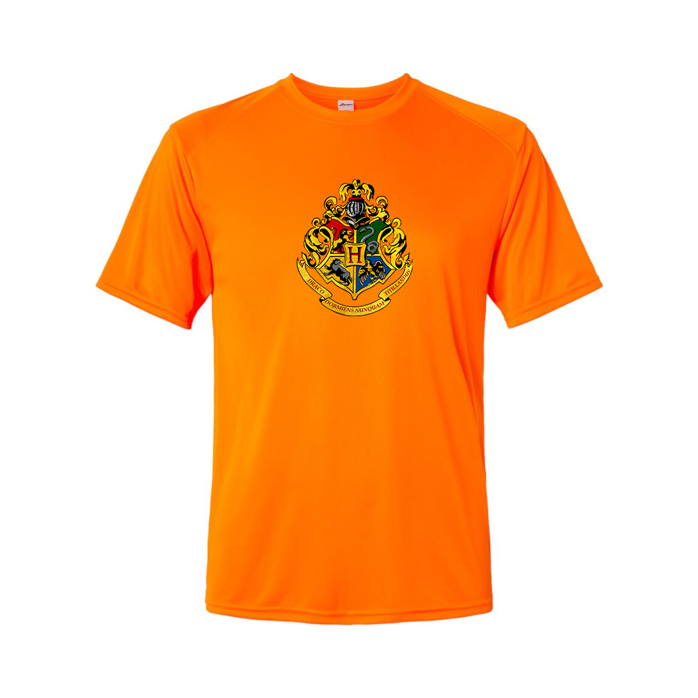 Men's Hogwarts Emblem Harry Potter Movie Performance T-Shirt