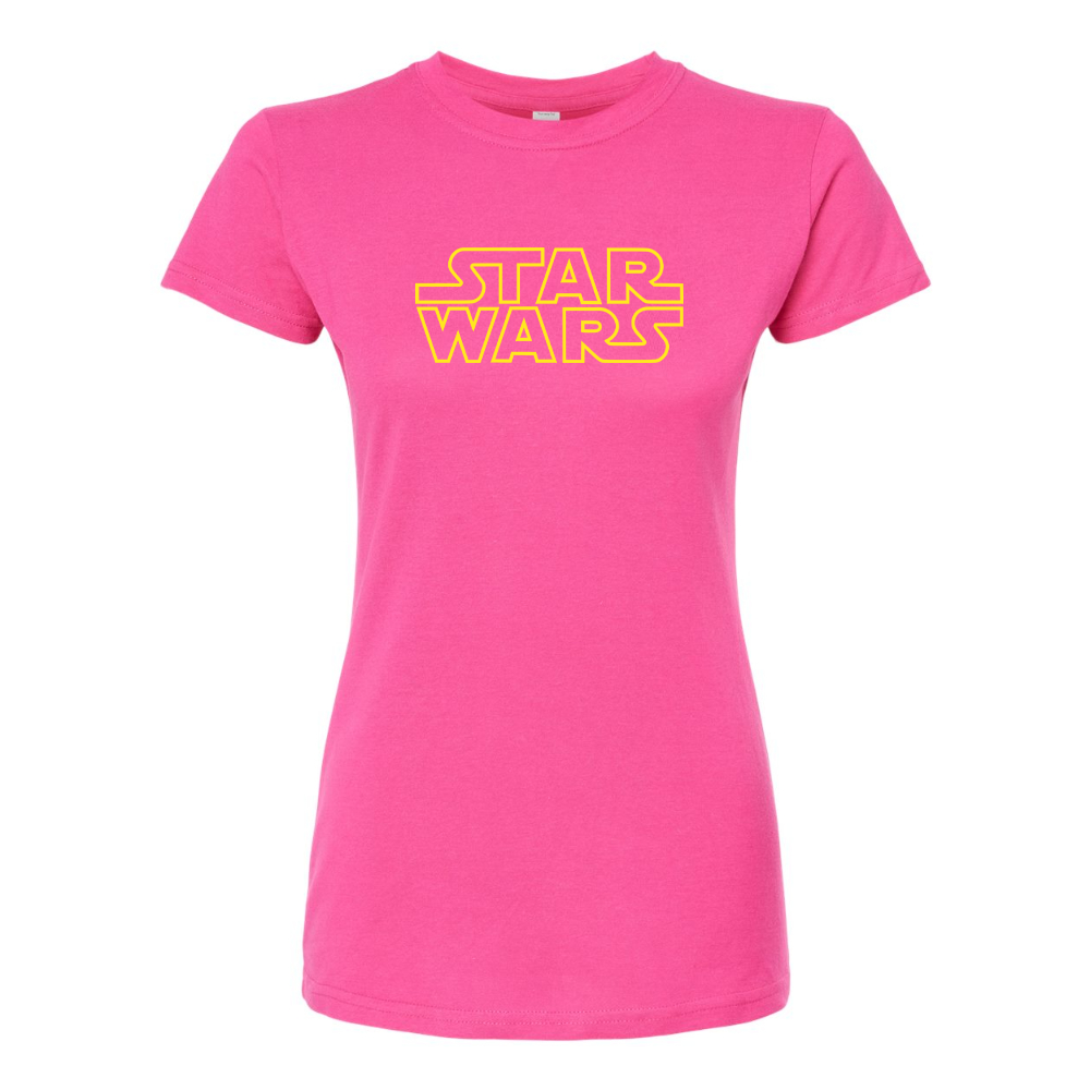 Women's Star Wars Movie Round Neck T-Shirt