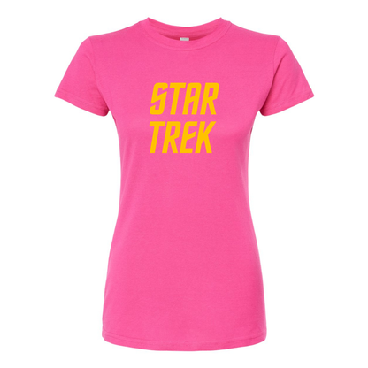 Women's Star Trek Movie Round Neck T-Shirt