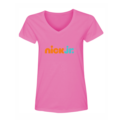 Women's Nick Jr Movie Show V-Neck T-Shirt