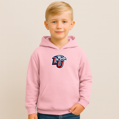 Youth Liberty Flames Logo Pullover Hoodie