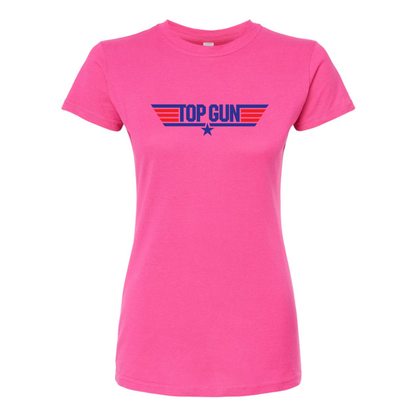 Women's Top Gun Classic Movie Round Neck T-Shirt