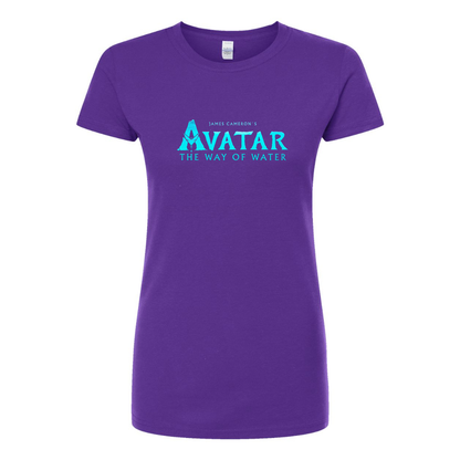 Women's James Cameron Avatar Movie The Way of Water Round Neck T-Shirt