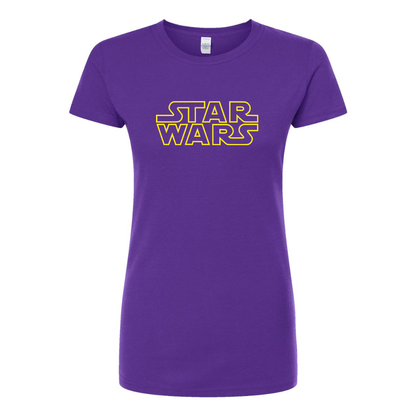 Women's Star Wars Movie Round Neck T-Shirt