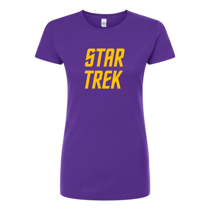 Women's Star Trek Movie Round Neck T-Shirt