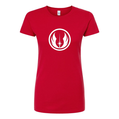 Women's Jedi Star Wars Movie Round Neck T-Shirt