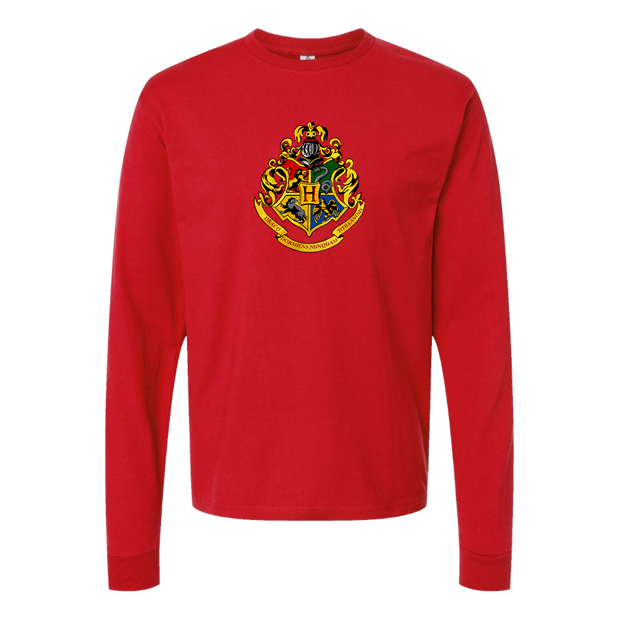 Youth Kids Hogwarts Emblem Harry Potter Movie Long Sleeve T-Shirt