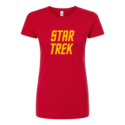 Women's Star Trek Movie Round Neck T-Shirt