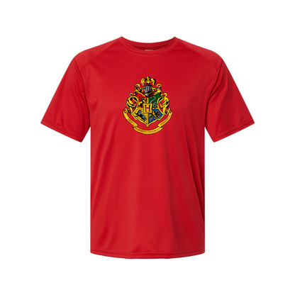 Men's Hogwarts Emblem Harry Potter Movie Performance T-Shirt