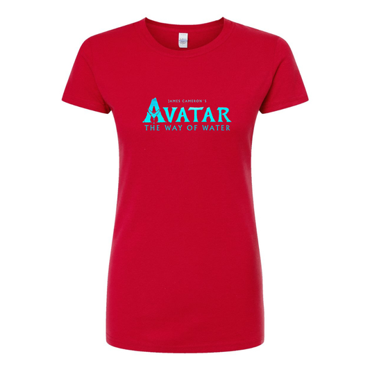 Women's James Cameron Avatar Movie The Way of Water Round Neck T-Shirt