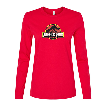 Women's Jurassic Park Movie Long Sleeve T-Shirt