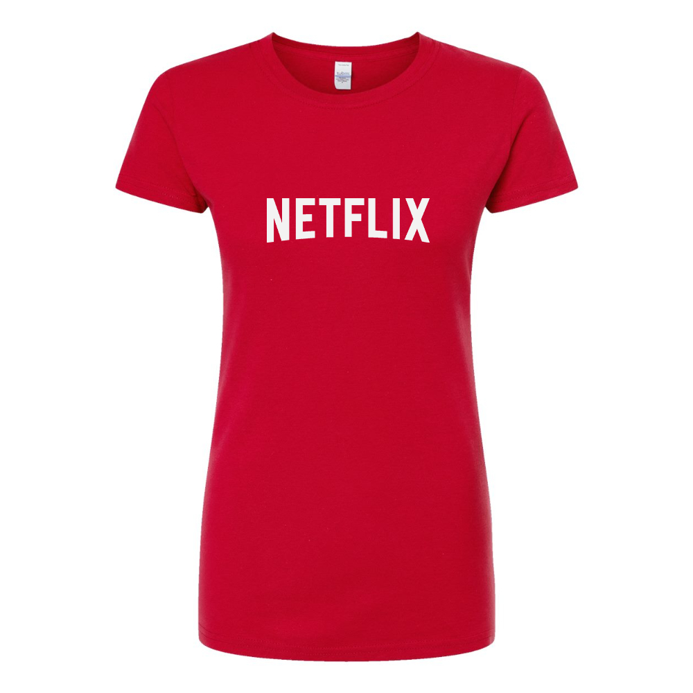 Women's Netflix Movie Show Round Neck T-Shirt