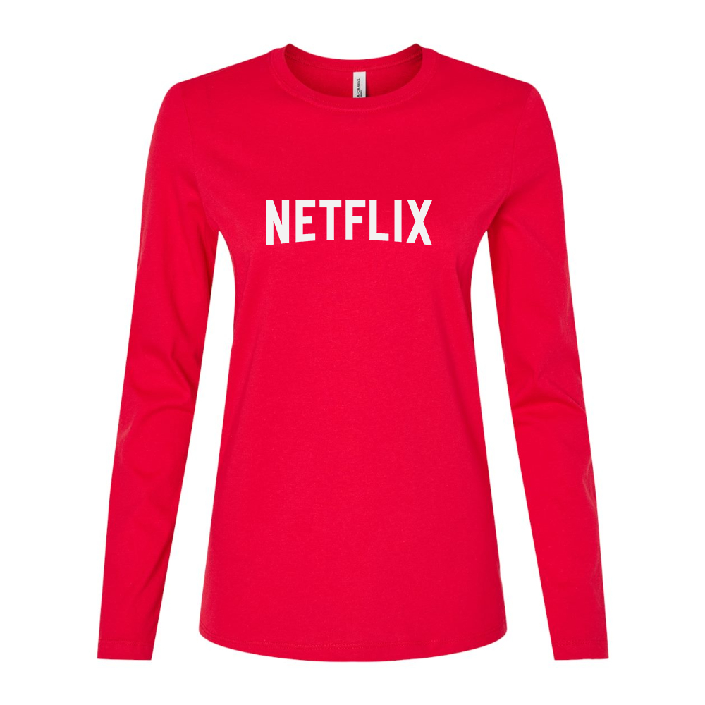 Women's Netflix Movie Show Long Sleeve T-Shirt