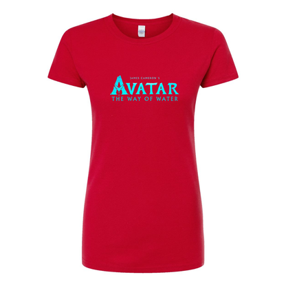 Women's James Cameron Avatar Movie The Way of Water Round Neck T-Shirt