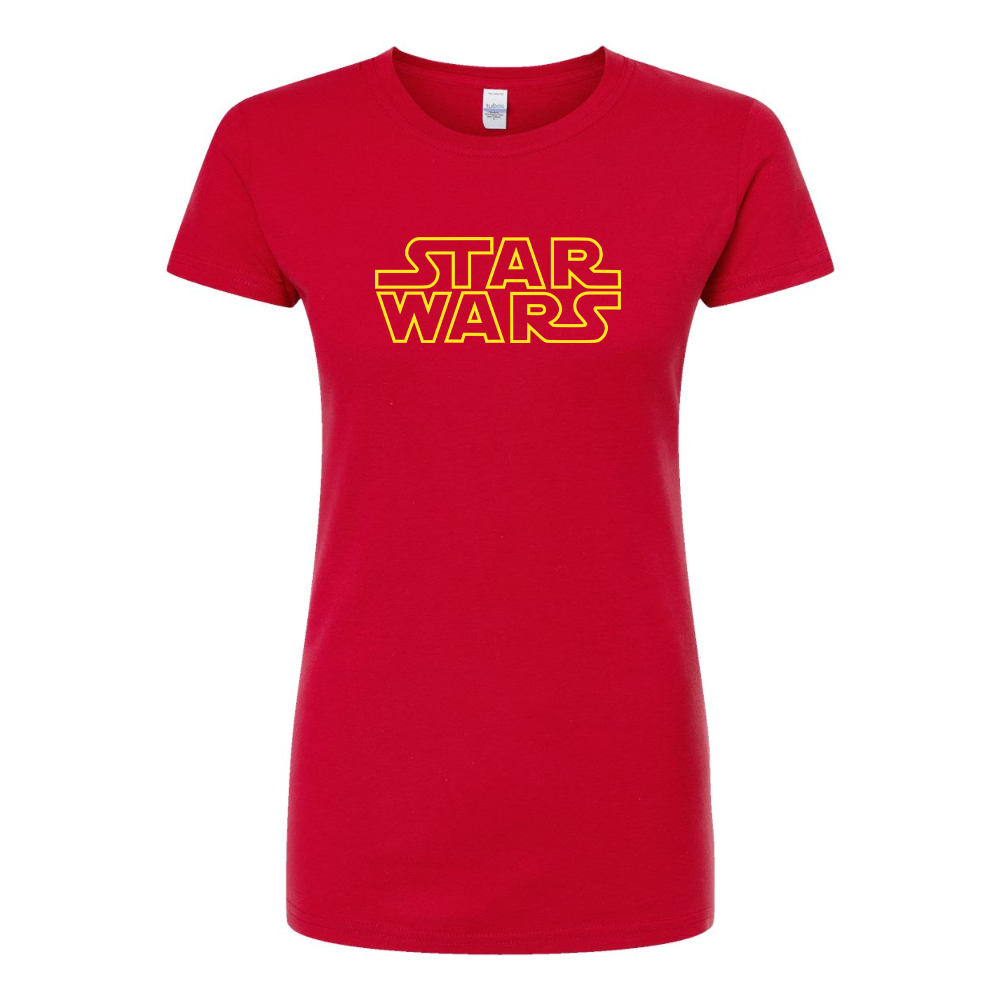 Women's Star Wars Movie Round Neck T-Shirt