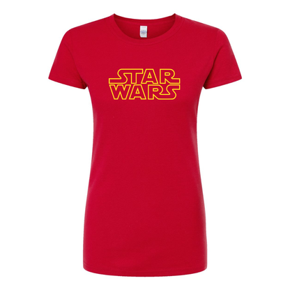 Women's Star Wars Movie Round Neck T-Shirt