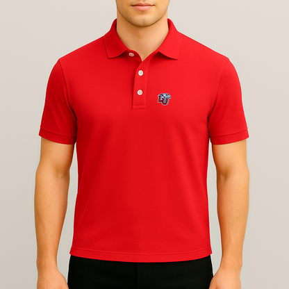 Men's Liberty Flames Logo Dry Blend Polo