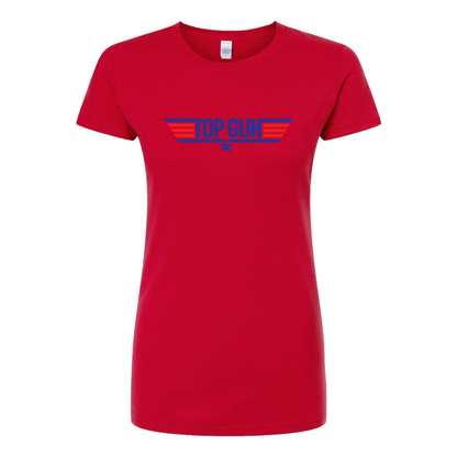 Women's Top Gun Classic Movie Round Neck T-Shirt