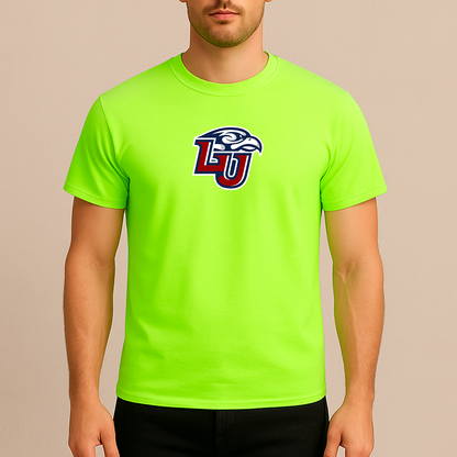 Men's Liberty Flames Logo Cotton T-Shirt