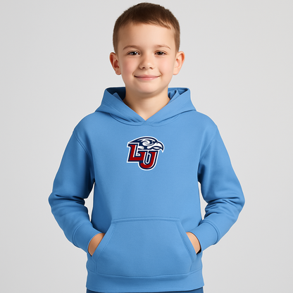Youth Liberty Flames Logo Pullover Hoodie