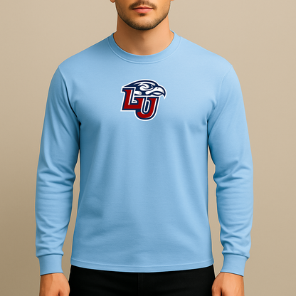 Men's Liberty Flames Logo Long Sleeve T-Shirt