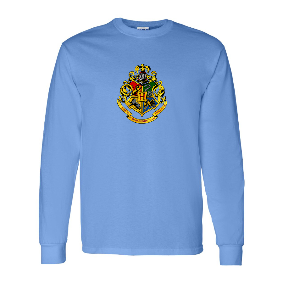 Men's Hogwarts Emblem Harry Potter Movie Long Sleeve T-Shirt