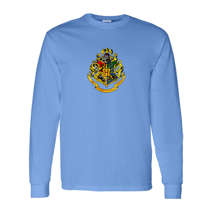 Men's Hogwarts Emblem Harry Potter Movie Long Sleeve T-Shirt