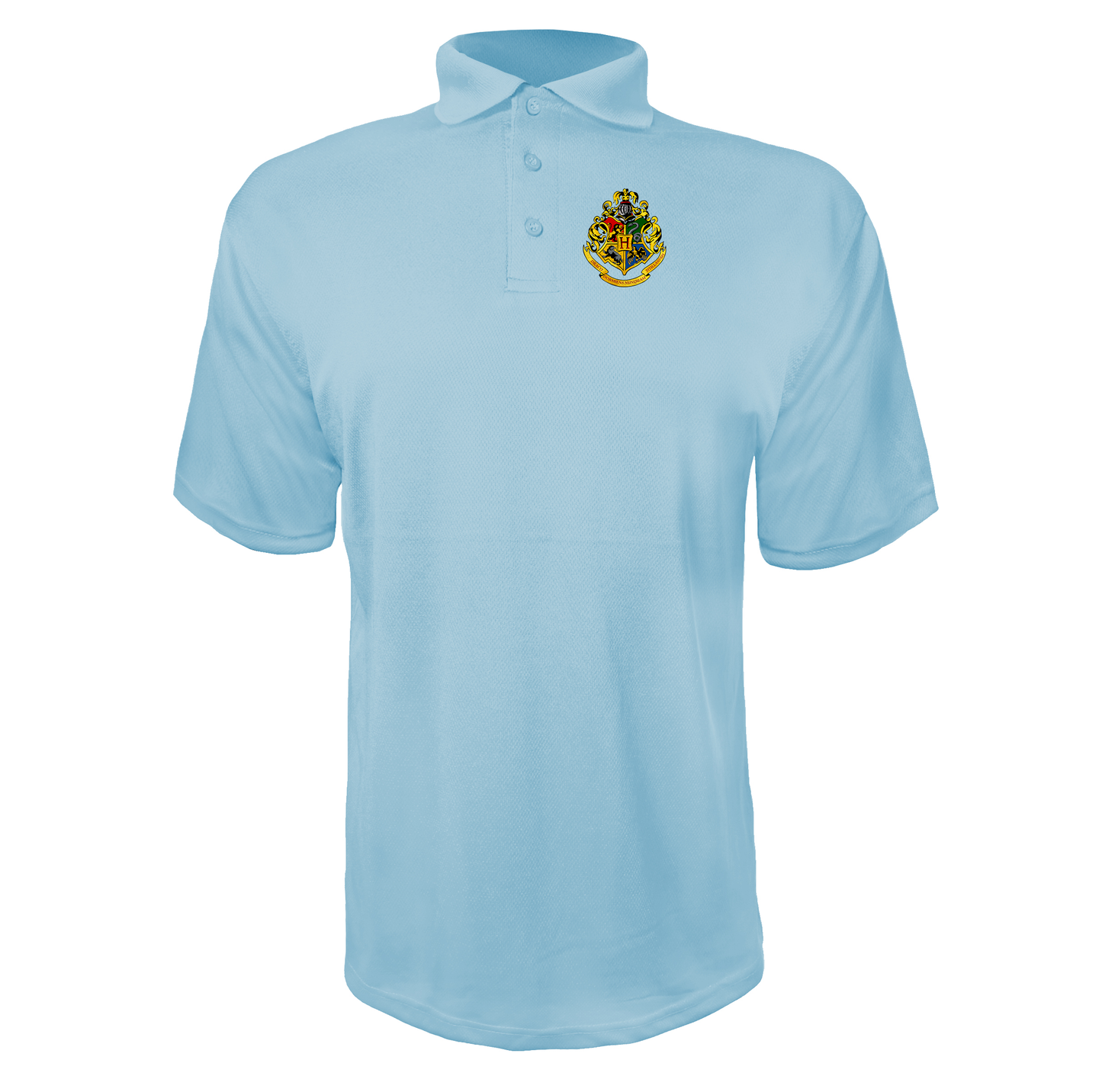 Men's Hogwarts Emblem Harry Potter Movie Polyester Polo