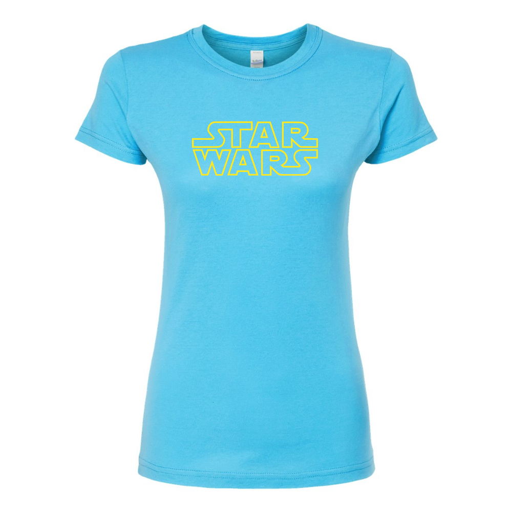 Women's Star Wars Movie Round Neck T-Shirt