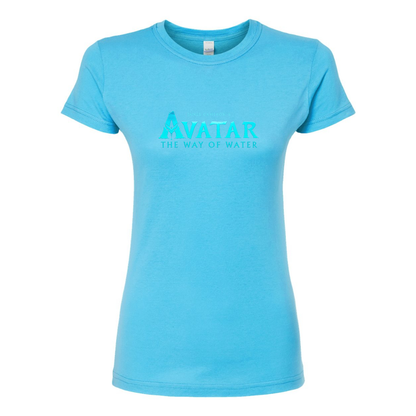 Women's James Cameron Avatar Movie The Way of Water Round Neck T-Shirt