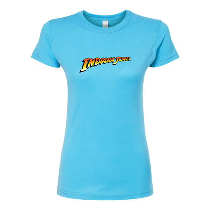 Women’s Indiana Jones Movie Round Neck T-Shirt